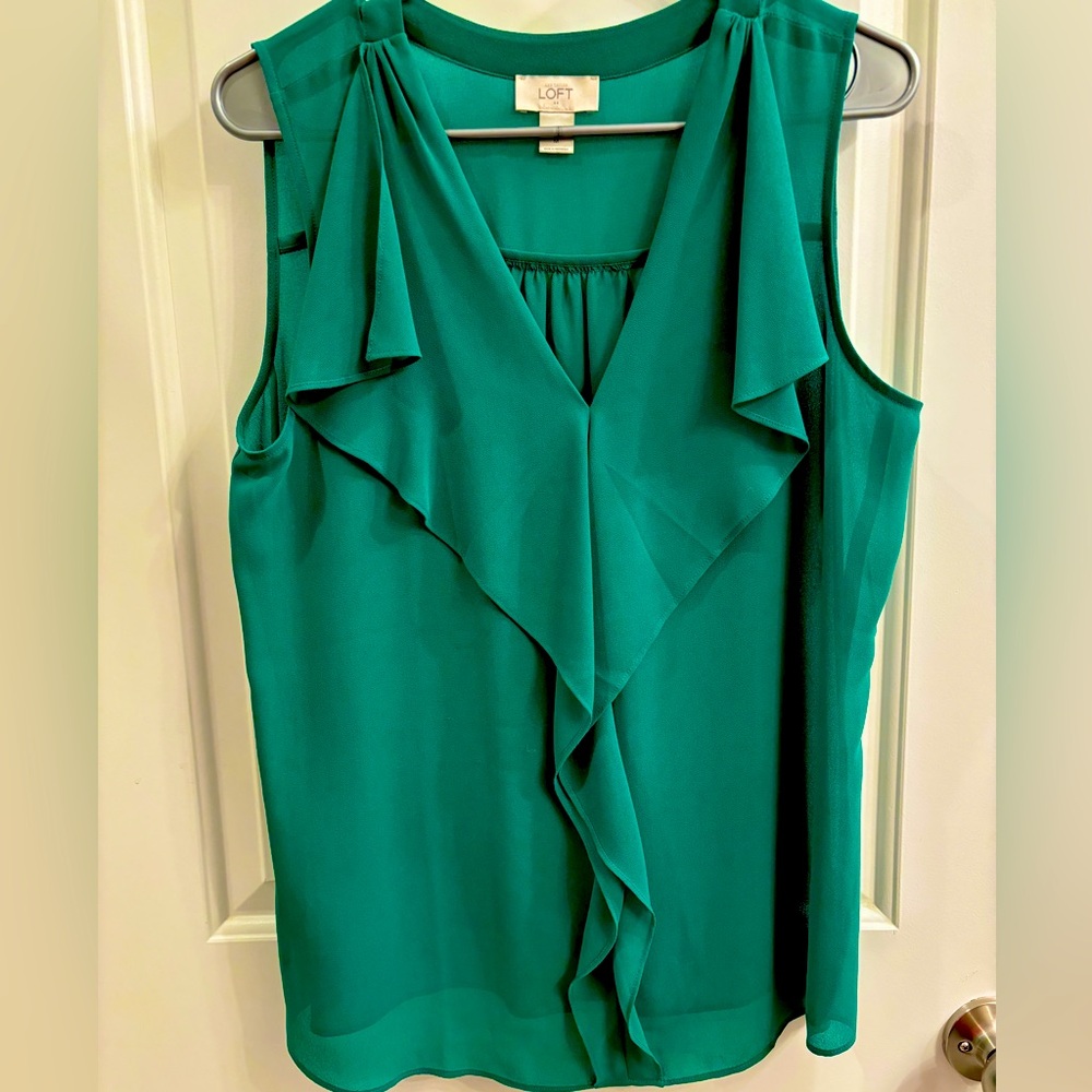 Green tank top